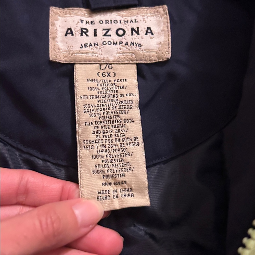 Arizona Jean Company Green and Navy Coat - Picture 11 of 14